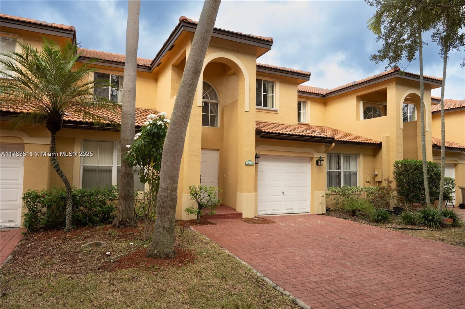 Beautiful 3 Bedroom 2/1 Bathrooms and Car Garage, Townhouse in a GATED Community , with a great location, close to the Supermarket, Pharmacy and many other retail stores as well as Rated A Shools.
Great access to freeways and main roads
The community has a community POOL , playground and common areas.
Pets are welcome in this safe community
If you are looking for a great place in South Florida, this is your place.