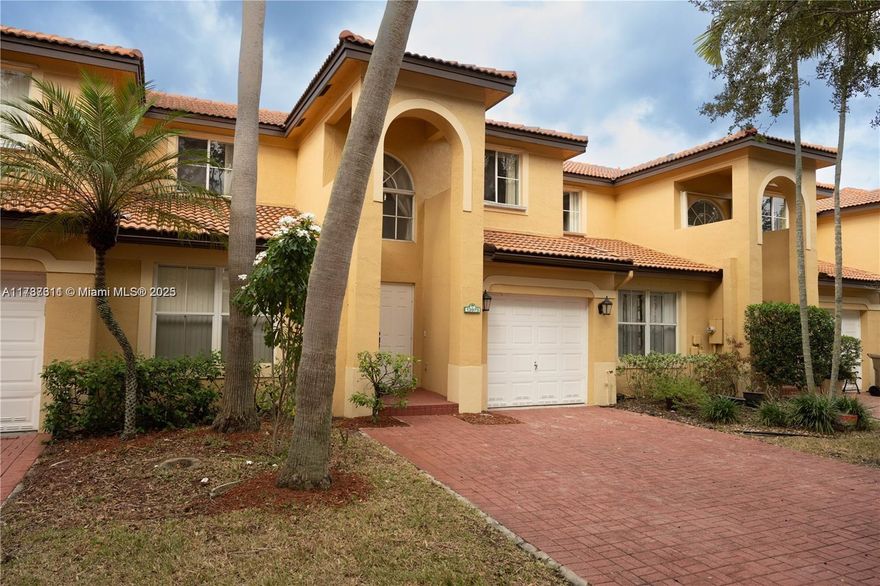 Beautiful 3 Bedroom 2/1 Bathrooms and Car Garage, Townhouse in a GATED Community , with a great location, close to the Supermarket, Pharmacy and many other retail stores as well as Rated A Shools.
Great access to freeways and main roads
The community has a community POOL , playground and common areas.
Pets are welcome in this safe community 
If you are looking for a great place  in South Florida,  this is your place.