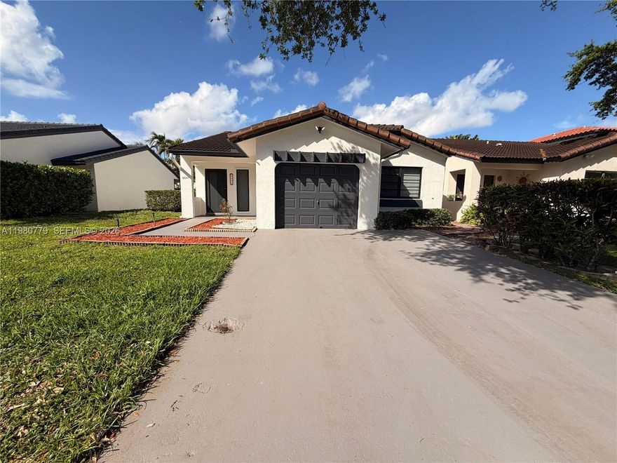 Welcome to Resort-Style Living in The Moors!   Miami Lakes/Hialeah area
Step into this beautifully renovated 3-bedroom, 2-bath townhouse with a 1-car garage located in the highly desirable 24-hour gated community of The Moors. This move-in ready home offers peace of mind with a NEW A/C (2025), impact windows and sliding doors (2023), fresh interior paint, and brand-new appliances (2025), Kitchen (2020).
Enjoy bright living spaces and a home designed for comfort, security, and easy living.
The Moors offers incredible resort-style amenities, including a fitness center, sauna, tennis courts, pickleball & volleyball courts, playground, fishing pier, large clubhouse for private events, sparkling pool, jacuzzi, and beautifully landscaped grounds with 24-hour security.
The low HOA fee includes cable, internet, exterior painting every 5 years (recently completed), maintenance of common areas, and security.
NO HOA APPROVAL REQUIRED!
Whether you're looking for your next home or a smart investment, this property offers comfort, convenience, and an unbeatable lifestyle. 10 minutes from the American Dream Miami mega-mall been building in Miami Dade with water park, Ice skate, hotel & submarine.
Easy to show — schedule your private tour today before it's gone!