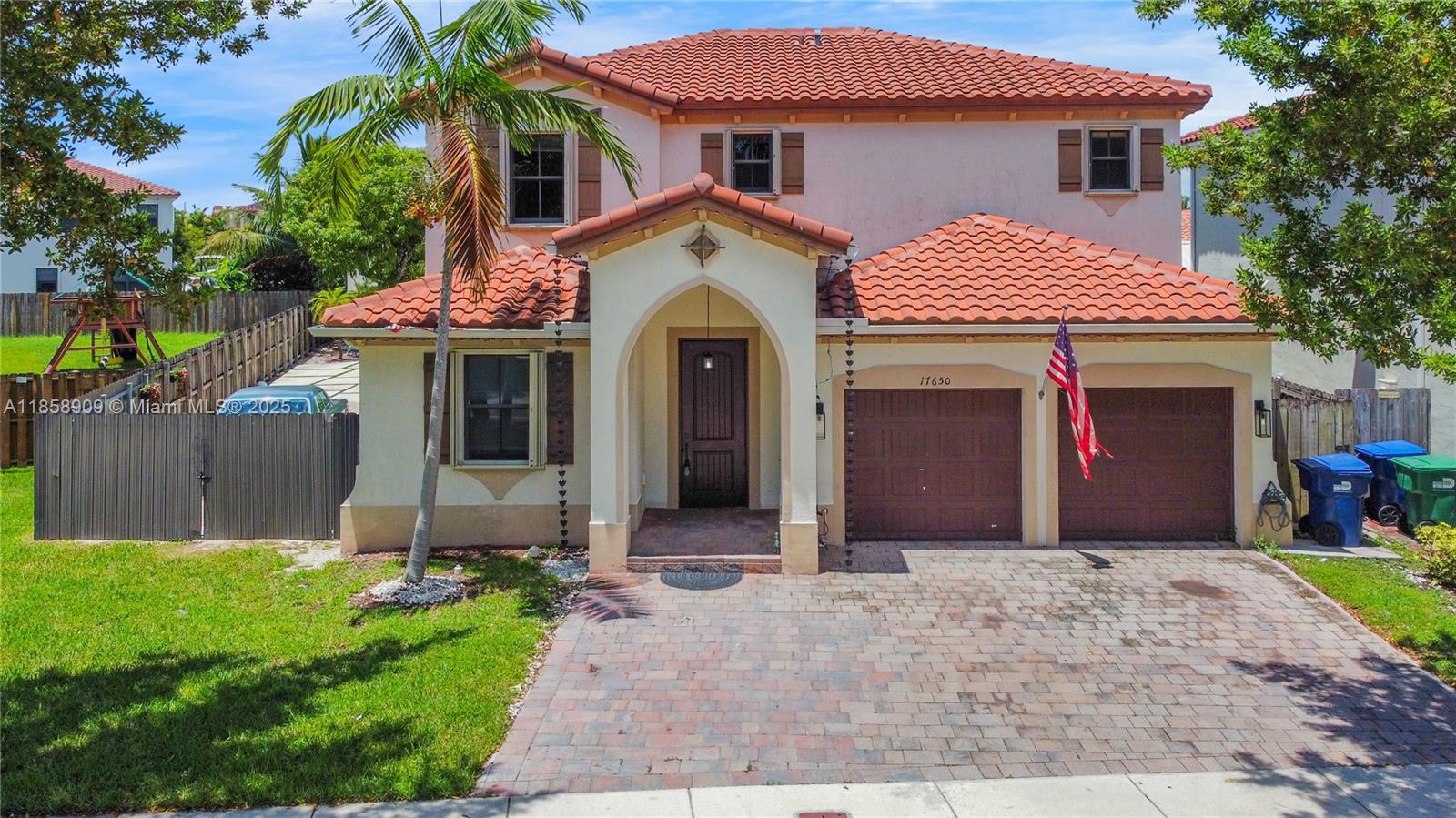 Update 5-Bedroom Home with Pool, Located in the desirable community of Venetian Parc West, this beautifully Updated 5-bedroom, 3-bath home offers over 2,928 sq ft of thoughtfully designed living space and an inviting backyard retreat, Enjoy a stunning pool, built in 2023, featuring a travertine tile surround, low-maintenance turf, and side parking—perfect for a small boat or additional vehicle. The first floor includes a full bedroom and bathroom, ideal for guests. Upgrades include a modern kitchen, renovated bathrooms, a new A/C system, updated appliances, a new garage door opener, and accordion hurricane shutters for peace of mind.
The HOA maintains the front yard and hosts annual community events. located near schools, parks, shopping centers, hospitals, and major expressways.