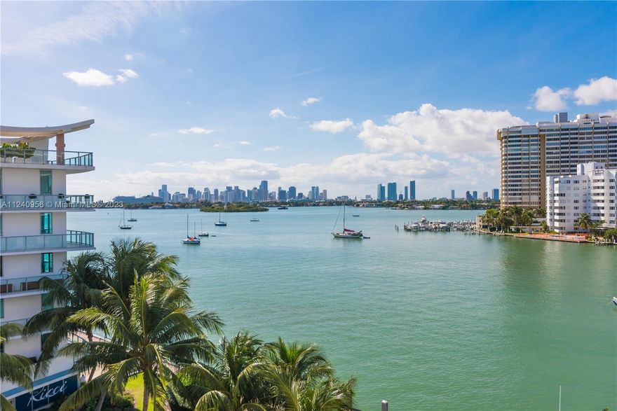 Unparalleled views from this spacious 2 bedroom and 3.5 bathroom open flow through residence. This bayfront residence offers majestic sunset views of the Miami Skyline in a serene enclave just steps to Lincoln Road.  Open floor plan allows for easy entertainment without compromising your views.  Features include Poggenpohl cabinetry in kitchen and bathrooms, Sub-zero, Wolf and Miele appliances with marble flooring throughout residence. Capri South Beach is a boutique 69 residence development in the best South Beach location.