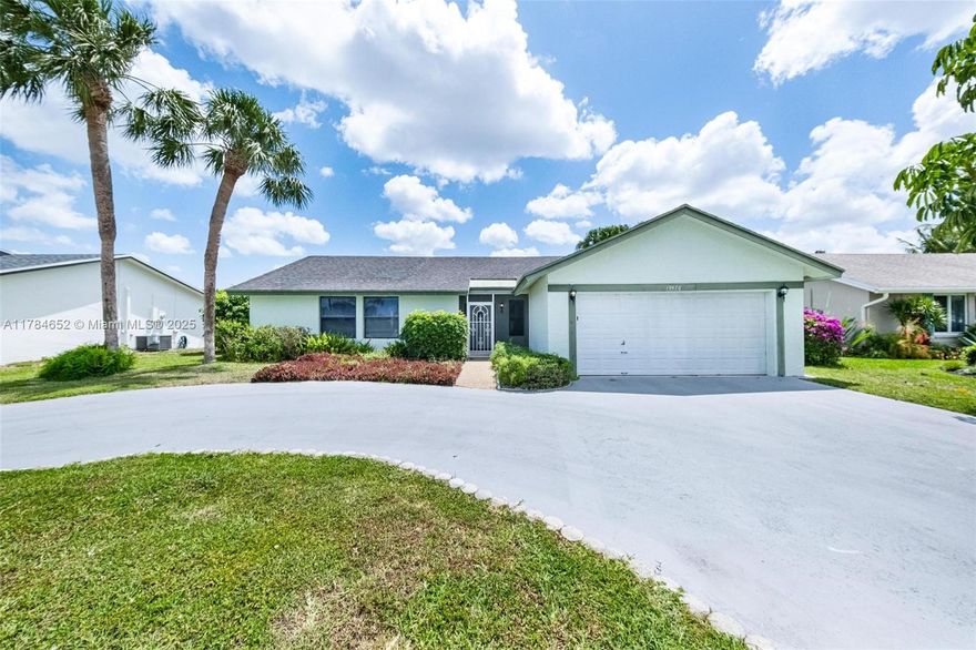 Four bedroom, two bathroom home with a private pool. The kitchen features granite countertops and stainless steel appliances, and it overlooks the living room and screened-in back porch—all with views of the backyard pool, perfect for summer parties and barbecues. The community offers fantastic amenities including a newly built pool, tennis courts, playground, and basketball court. Located in an A-rated school district. Schedule your showing today!