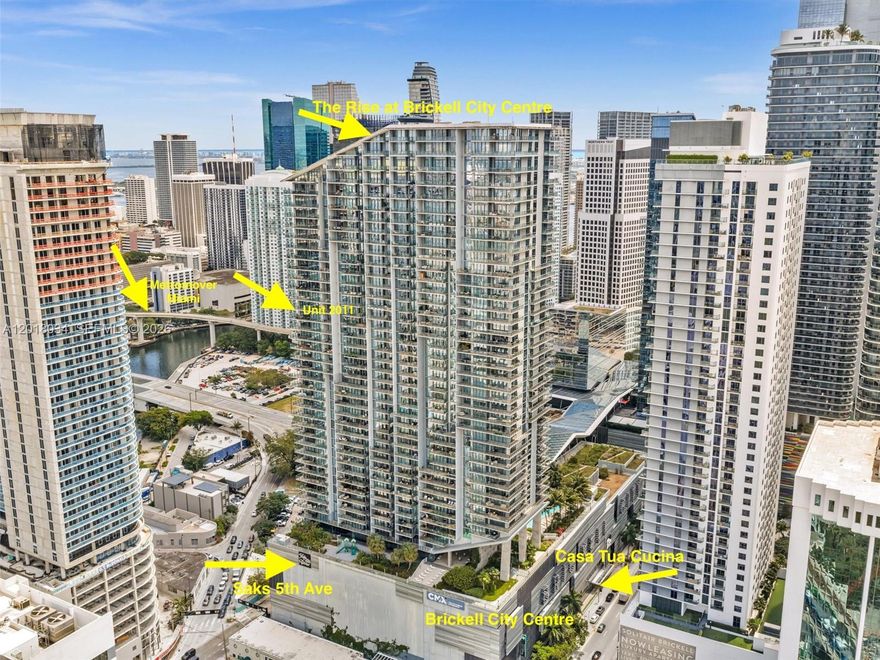 Stunningly renovated residence in one of Brickell’s most Sexy and iconic and sought-after buildings - THE RISE @ Brickell City Centre. This sleek, sophisticated unit offers a gorgeous designer-inspired renovation with light modern finishes, an open-concept layout, floor-to-ceiling glass, and beautiful city views overlooking the vibrant Brickell skyline and Brickell City Centre.

The kitchen and living spaces feel straight out of a luxury design magazine, blending warm contemporary tones with an elegant, ultra-chic aesthetic. Every detail has been thoughtfully curated to create a stylish yet comfortable urban retreat.

Located in the absolute heart of Brickell, just steps from Brickell City Centre and some of Miami’s hottest restaurants and nightlife including Komodo, Sexy Fish, Casa Tua Cucina, Cipriani, Zuma, Motek, Gekko, Sugar, and Dirty French Steakhouse. Enjoy luxury shopping, cafés, rooftop lounges, entertainment, and the Metromover all right outside your door.

Live in one of Miami’s most visually striking and desirable buildings with resort-style amenities and an unbeatable walkable location.