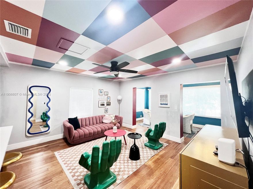 Furnished or Unfurnished- your choice.  Large 4 bedroom 3 bathroom home for rent in beautiful Buena Vista neighborhood. This home has been nbeautifully remodeled and features stainless appliances, hardwood floors, two master bedrooms with en suite bathrooms and a large walk in closet. Washer and dryer in unit, nice covered patio in addition to large fenced in yard. Close to everything. Just 3 minutes to mid-town and Wynwood, 15 minutes to Downtown Miami and Brickell, to the beach and the airport.  A full application with credit history and background check is required prior to signing the lease. Not all bedrooms are photographed. Please contact listing agent for details.