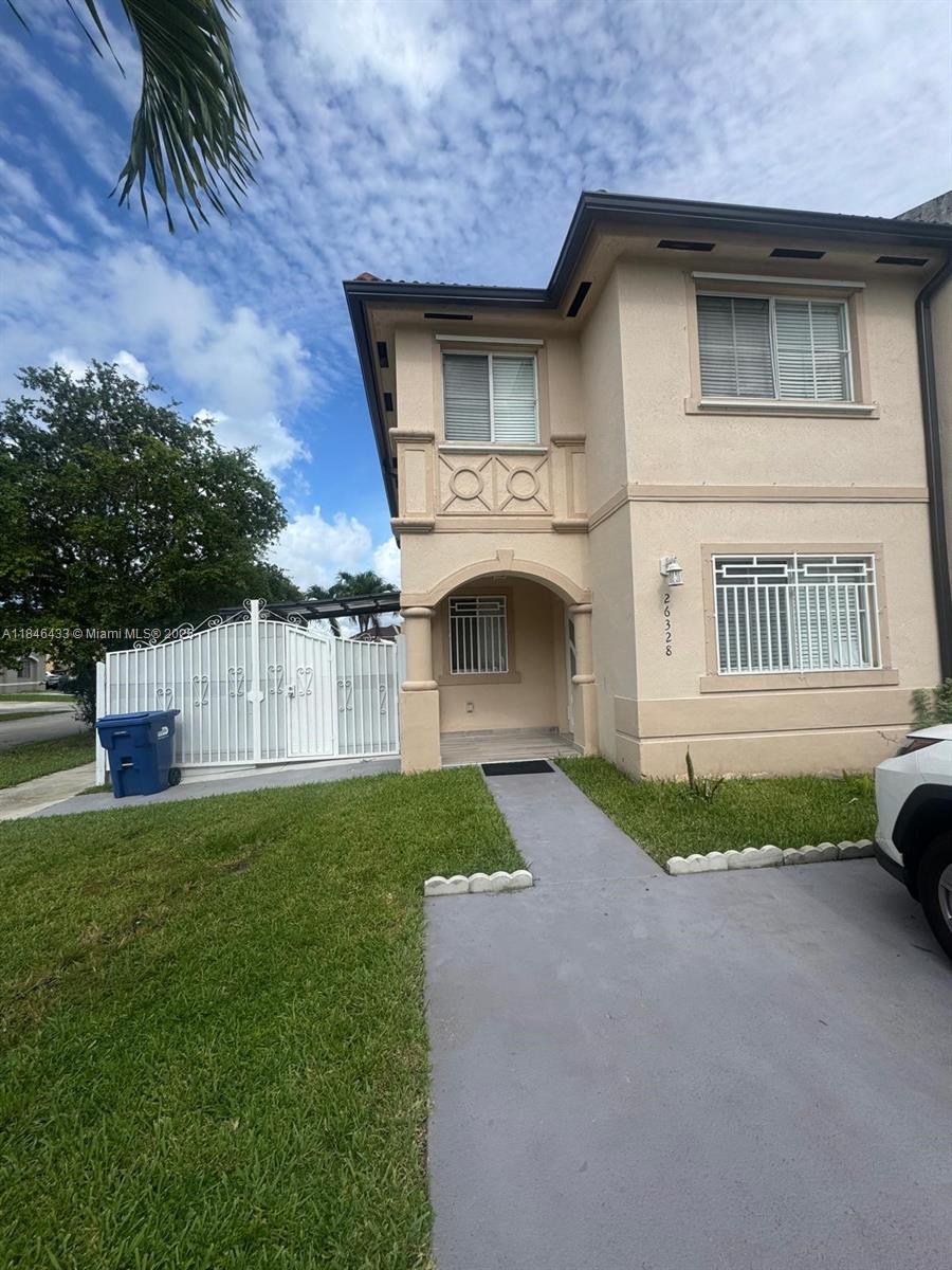 MOVE IN IN JUST TWO MONTHS. This two-story, three-bedroom, two-and-a-half-bath home features ample closet space and no carpet. The bathrooms are in good condition, and the kitchen features stainless steel appliances. It features a two-car driveway and a corner lot. GREAT LOCATION WITH NO HOA, EASY ACCESS TO THE TURNPIKE. CLOSE TO SHOPPING AND ENTERTAINMENT.