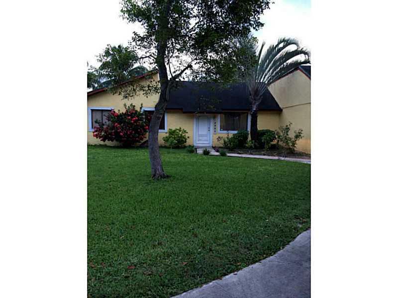 approved short sale!!! CASH ONLY!!!!Spacious One Story Single Family Home, Featuring 3 Bedrooms 2 Bathrooms with 2 car garage, pool and Jacuzzi, located on a cul - de- sac with 15,093 sqft, just Over 1/3 of an Acre with tropical fruit trees(mango, avocado s, etc) The property needs repairs and updates but has a lot of potential. Pool needs to be redone. Property sold As Is. Recorded liens and code violation present. It will be responsibility of the Buyer. Escrow and closing agent will be C&C Title Agency,