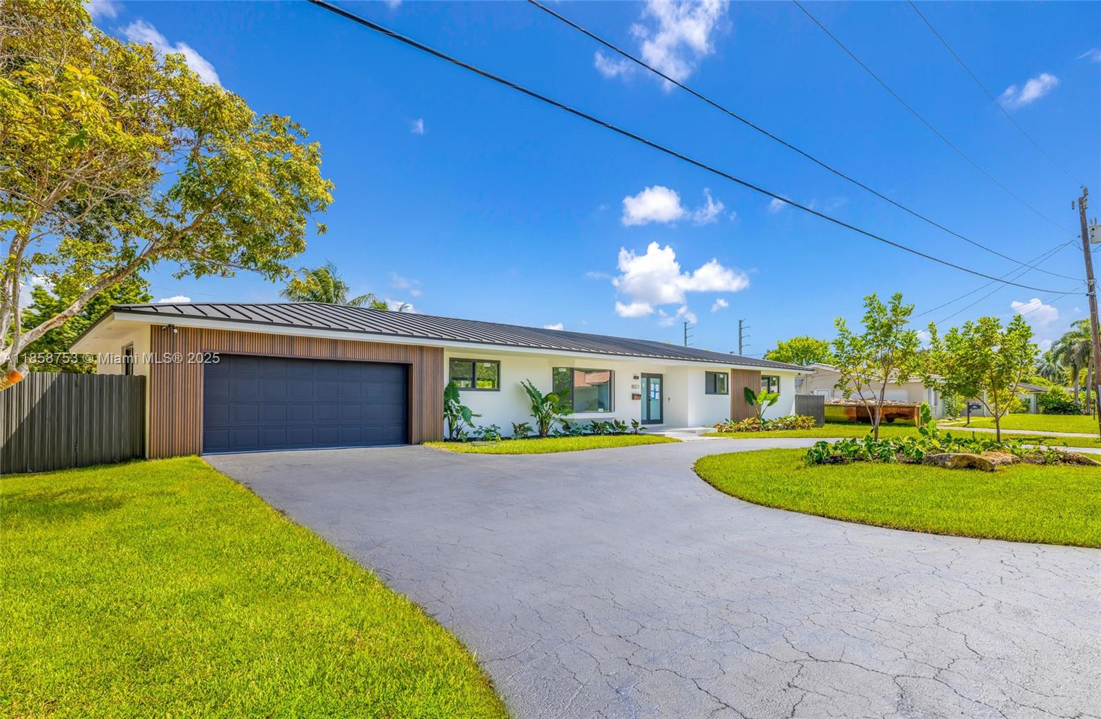 Tucked away on a quiet street with gorgeous canal views and no rear neighbors, this fully remodeled 4-bedroom, 4-bath single-family residence combines modern elegance with serene living at Palmetto Bay.
This turnkey home features 24x48 Spanish porcelain floors, custom kitchen, solid wood European doors, new electrical & PVC plumbing, new A/C ducts, new impact windows, and a new fence all around the property for extra privacy. Renovated pool with new coping, waterline tile & diamond brite. 2021 metal roof, septic in excellent condition, brand-new driveway & appliances. Spacious 15,375 sqft lot — luxury & privacy in one!