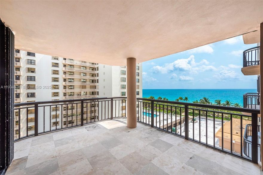 Opportunity to own at this oceanfront corner unit in the prestigious Tiffany's of Bal Harbour. With a large balcony offering unobstructed ocean views and the unique 03-line layout with NE exposure, this residence boasts 2 bedrooms, 2.5 bathrooms, and 2,018 square feet and comes with plans approved for a complete renovation adding a Den, moving the kitchen and converting the powder room to a full bathroom.Oceanfront Building and walking distance to the renowned Bal Harbour Shops, A+ rated schools, and places of worship. Enjoy a beautiful boardwalk right next to Haulover inlet and 5 minutes away to the Haulover park and marina. This full-service building ensures unparalleled comfort with onsite management for seamless living. Revel in the recently remodeled lobby and amenities, elevating your lifestyle to new heights.