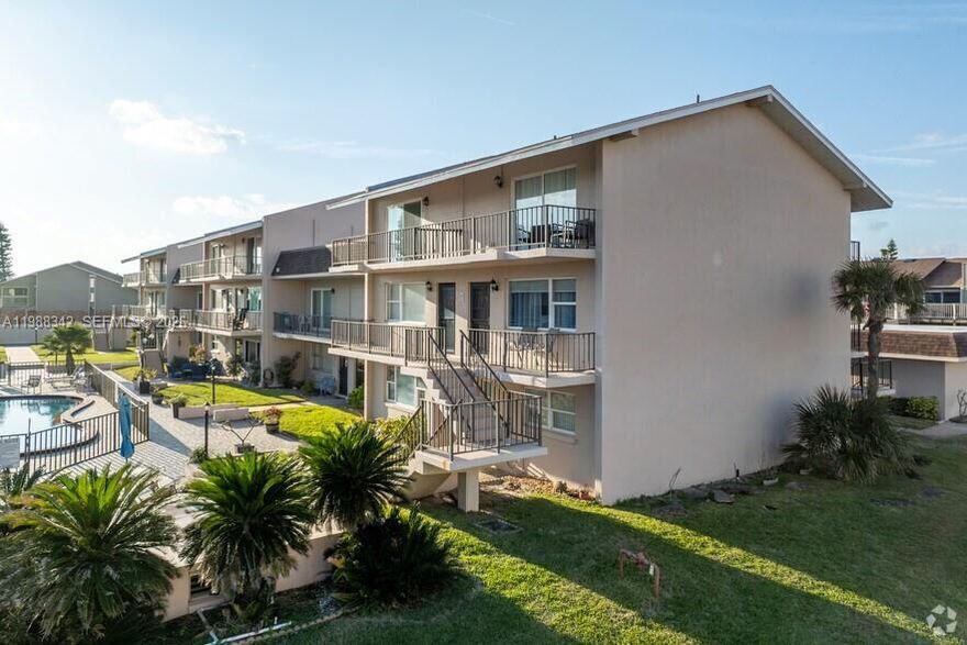 Welcome to coastal living in beautiful Ponce Inlet! This charming 2-bedroom, 1.5-bathroom condo offers the perfect opportunity to enjoy beachside living or generate rental income in one of Florida’s most desirable seaside communities. Located just a short walk from the beach, this well-positioned condo allows you to enjoy the relaxing coastal lifestyle with easy access to the ocean, local dining, parks, and outdoor recreation. The functional layout features two comfortable bedrooms, a full bathroom, and an additional half bath for added convenience. Whether you're looking for a primary residence, vacation getaway, or investment property, this condo offers excellent flexibility. With strong rental potential and a prime location near the shoreline, it presents a great opportunity to own in sought-after Ponce Inlet. Don’t miss your chance to own a piece of paradise just steps from the beach!