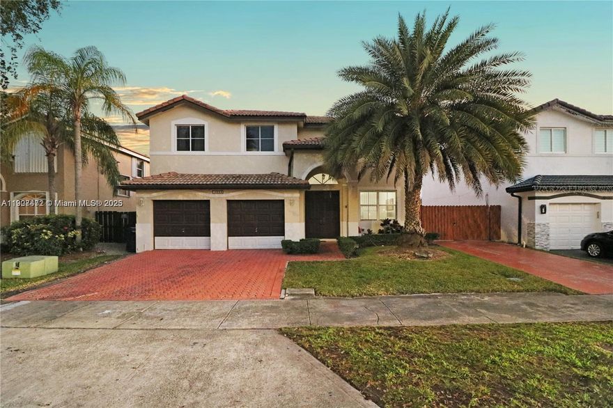 Beautiful and spacious 4-bedroom, 2.5-bath home featuring a two-car garage in a quiet West Kendall neighborhood. This residence offers an open layout perfect for family living and entertaining, with plenty of natural light and modern finishes. The house has a two-car garage, beautiful flooring on the first floor, a modern kitchen, and updated baths. Enjoy nearby parks, top-rated schools, shopping centers, and easy access to major highways including the Turnpike. The area is known for its community feel and convenience — ideal for those seeking comfort and suburban charm with quick access to Miami’s best amenities.