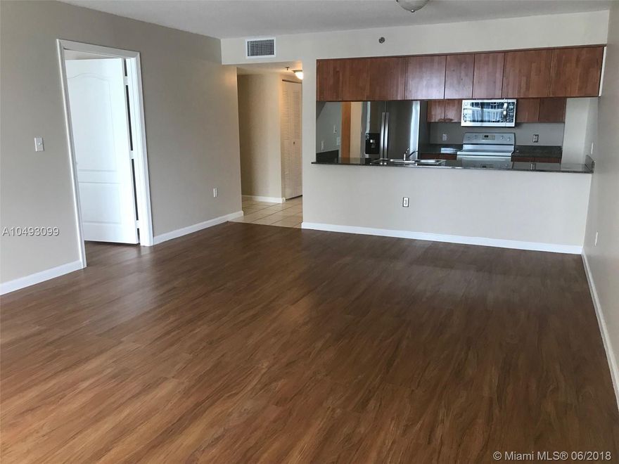 AVAIL SEPTEMBER 2018 - Beautiful 1 Bedroom unit located on 31st floor of Club at Brickell Bay Condo. Featuring a large terrace accessible from living room and bedroom, washer and dryer, new refrigerator and microwave, new floors, and beautiful views. Club at Brickell Bay offers 24 hour security, parking space, valet service, swimming pool, party and game room, jacuzzi and health club. No pets except service dog. Internet and basic cable included in rent.