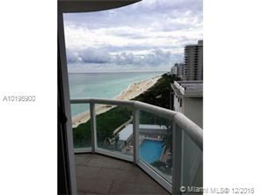 Beautiful direct ocean 3 bedrooms 2.5 bathroom at the tallest building in Miami Beach, with spectacular views wrap around balcony. All marble floors. granite counter top Italian cabinets, laundry room, all wood and marble floors Master bathroom with Jacuzzi Full amenities building: valet, fitness center with sauna, steam, valet parking, concierge, racket ball, tennis court, mini golf, barbecue area overlooking the ocean, tropical pool area with Jacuzzi , beach access.