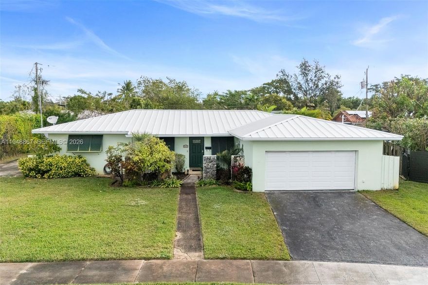 Spacious 5-bedroom home located in a quiet, family-friendly neighborhood just a few blocks from Snapper Creek Park, with easy access to major highways. The home features a split bedroom plan, two-car garage, new AC, metal roof, and a generous layout offering great flow and flexibility. With tons of potential to update or customize, it's ideal for those looking to create a home that truly fits their lifestyle, with space for entertaining, remote work, or multi-generational living. A rare opportunity in a well-established community near schools, parks, and everyday conveniences.