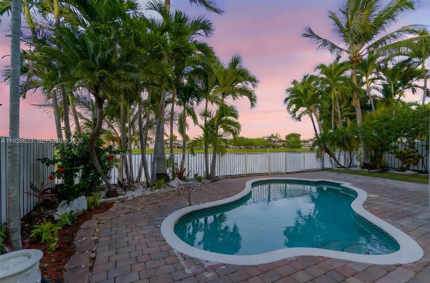 Welcome to Crestview Lakes in West Kendall, where this beautifully upgraded 4-bedroom, 3-bathroom lakefront home blends comfort, style, and natural light in a thoughtfully designed layout. The modern kitchen flows effortlessly into the main living areas, creating an inviting space for everyday living and entertaining. Upstairs, brand-new luxury vinyl flooring and tastefully renovated bathrooms bring a fresh, contemporary feel throughout. Step outside to your private patio and enjoy the sparkling pool overlooking serene lake views—perfect for relaxing or hosting gatherings. Located in a quiet, family-friendly community near top-rated schools, parks, and shopping, this move-in-ready home is a true gem. To make ownership even more attainable, the seller is offering to cover a portion of the closing costs.