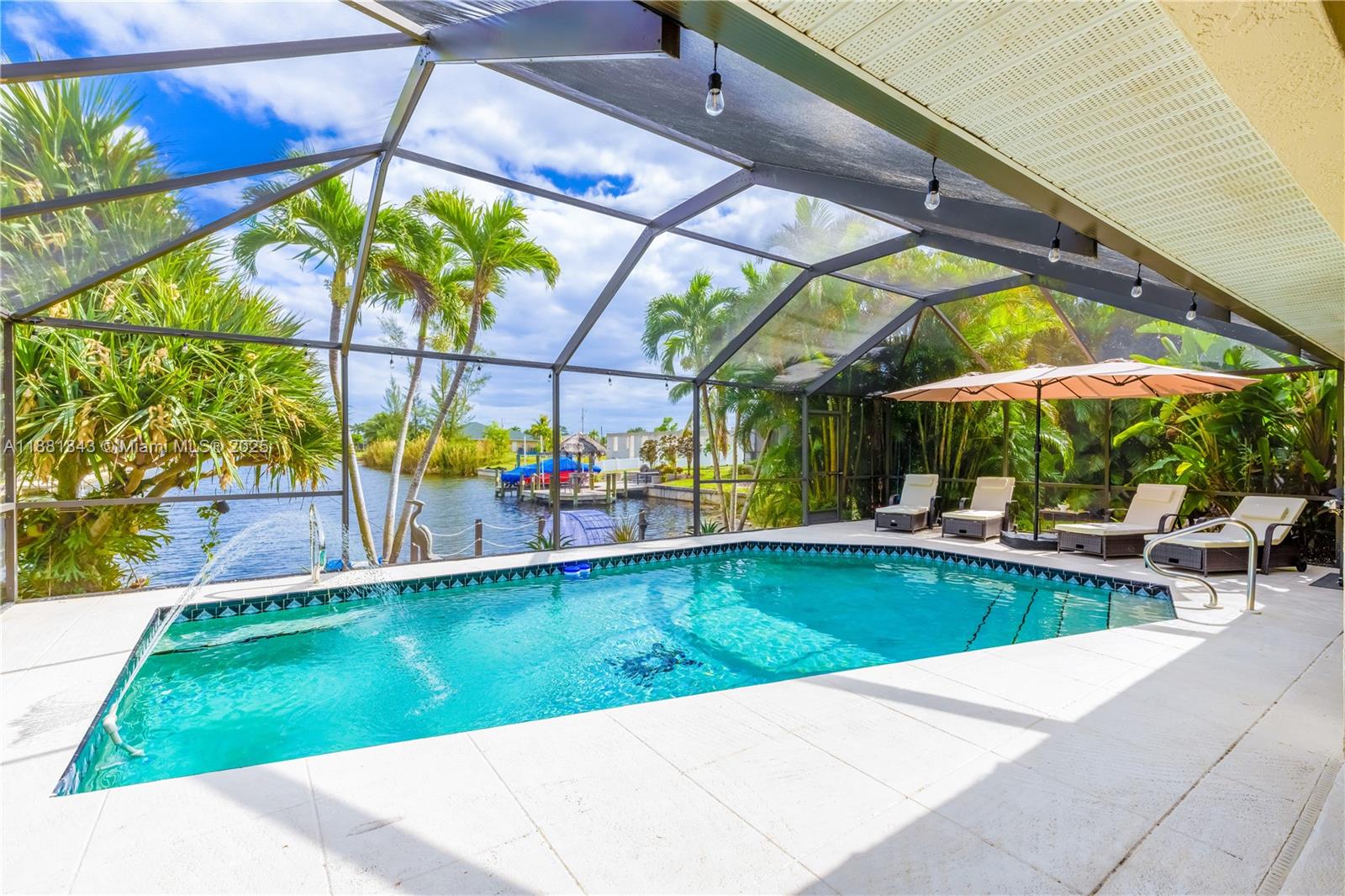 Turn-key Airbnb investment generating a 12% CAP rate with approx. $7,000/month! This 3BR/2BA home plus private in-law suite is a profitable, ready-to-go business. Features 2 laundry rooms, pool, access to 6 lakes & 17+ miles of canals. Upgrades: 2014 roof, PVC plumbing, shutters, 2024 A/C, 2020 water heater. Smart home with 4 security cameras, Ring doorbell & smart lock. NO FLOOD ZONE—no flood insurance required. Offered FULLY FURNISHED, including every piece of furniture & kitchen essentials, so you start earning from day one. A rare, well-kept property combining lifestyle, cash flow, and peace of mind.