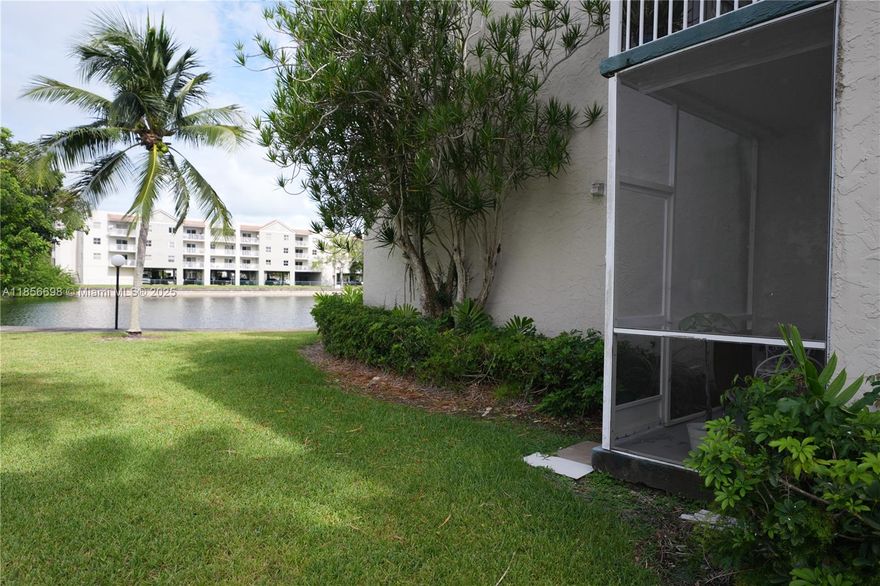 This well-appointed first-floor corner residence offers 1 bedroom, 1.5 bathrooms, and serene lake views in a desirable Cutler Bay location. The layout is designed for both comfort and functionality, with abundant natural light and patio to enjoy the tranquil surroundings. Ideal for a couple, a single professional, or an active senior seeking the ease of first-floor living. Residents benefit from ample guest parking and proximity to shopping, dining, and major transportation routes. Offered at $255,000, this property presents an excellent opportunity to enjoy a low-maintenance lifestyle with a scenic waterfront backdrop