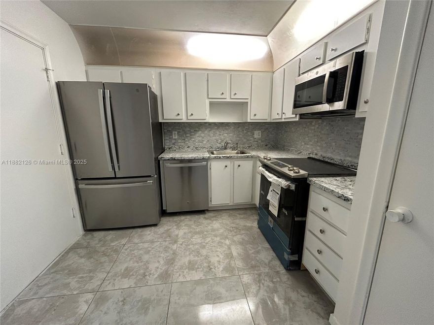 Discover comfort and convenience in this spacious 1-bedroom, 1.5-bath condo featuring a private balcony and an inviting layout. The kitchen has been upgraded with new stainless steel appliances, while the walk-in closet provides plenty of storage. Located in a peaceful 55+ community, this home offers the perfect blend of relaxation and functionality—ideal for those seeking a quiet, low-maintenance lifestyle.