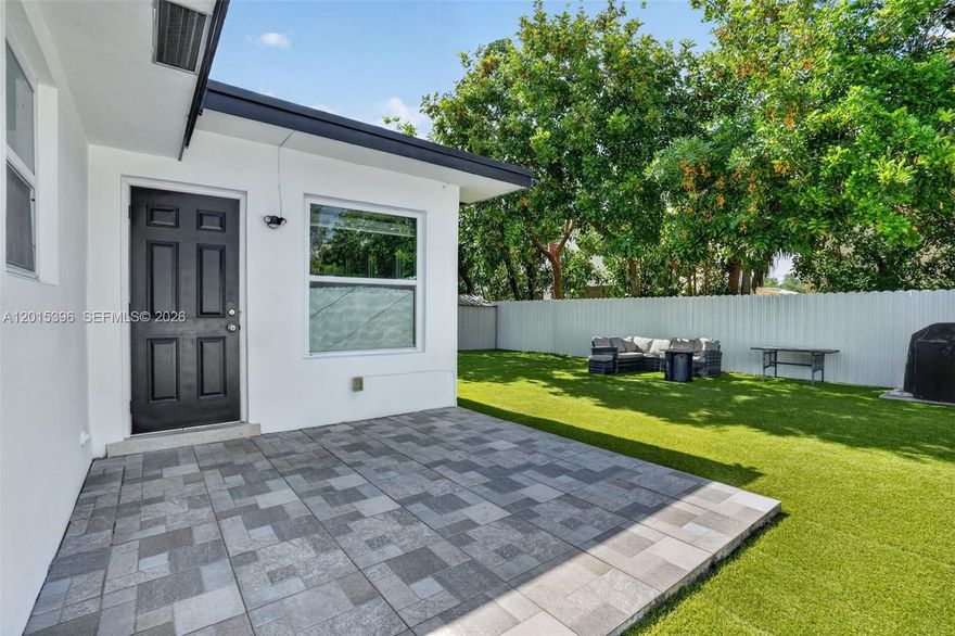 NO HOA | Fully Renovated 2/1 in Boulevard Heights – Move-In Ready

This stunning mid-century modern home has been completely transformed with high-end finishes throughout. The kitchen features custom shaker cabinets, granite countertops, and stainless steel appliances including a French door refrigerator. The spa-inspired bathroom boasts tile, frameless glass shower with rain shower head, and a modern vanity.

Additional upgrades include luxury vinyl plank flooring throughout, recessed lighting, zebra blinds in every room, and a dedicated laundry room with stacked washer and dryer.

The fully fenced backyard is an entertainer's dream, artificial turf, tiled patio, and shed with zero maintenance required. Fresh mid-century modern exterior with extended driveway for up to 6 vehicles and lush front lawn. Prime location in Pembroke Pines, minutes from major highways, top-rated schools, shopping, and dining. No HOA. Move-in ready — nothing left to do but enjoy