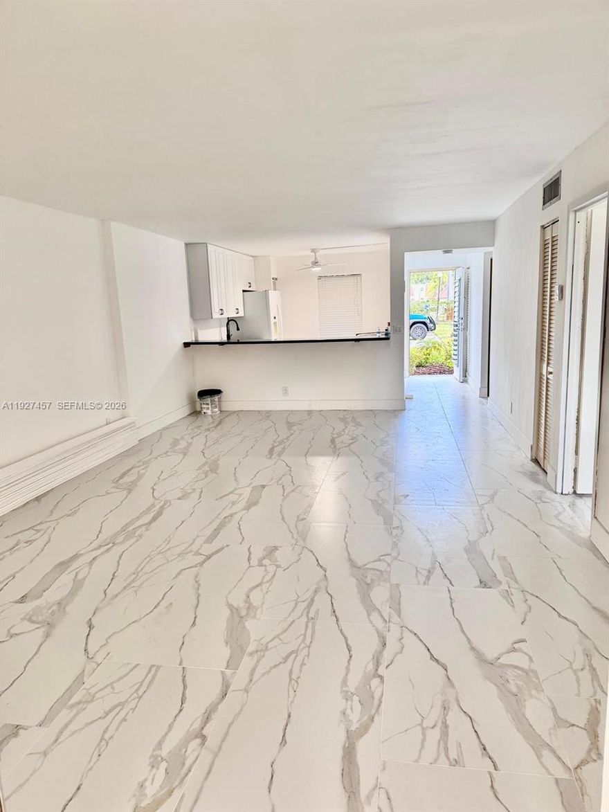 This beautifully remodeled 2-bedroom, 2-bath unit features a brand-new kitchen, updated flooring, renovated bathrooms, and fresh paint throughout. Both the master bedroom and the secondary bedroom come with walk-in closets. The unit also includes an enclosed porch and a storage room. 

Located in a +55 condominium community in Margate, residents can enjoy amenities such as a heated pool, clubhouse, barbecue and picnic area, and on-site laundry facilities on each floor. The condominium is ideally situated near the Oriole Golf Course and is close to local shopping, dining options, and casinos.