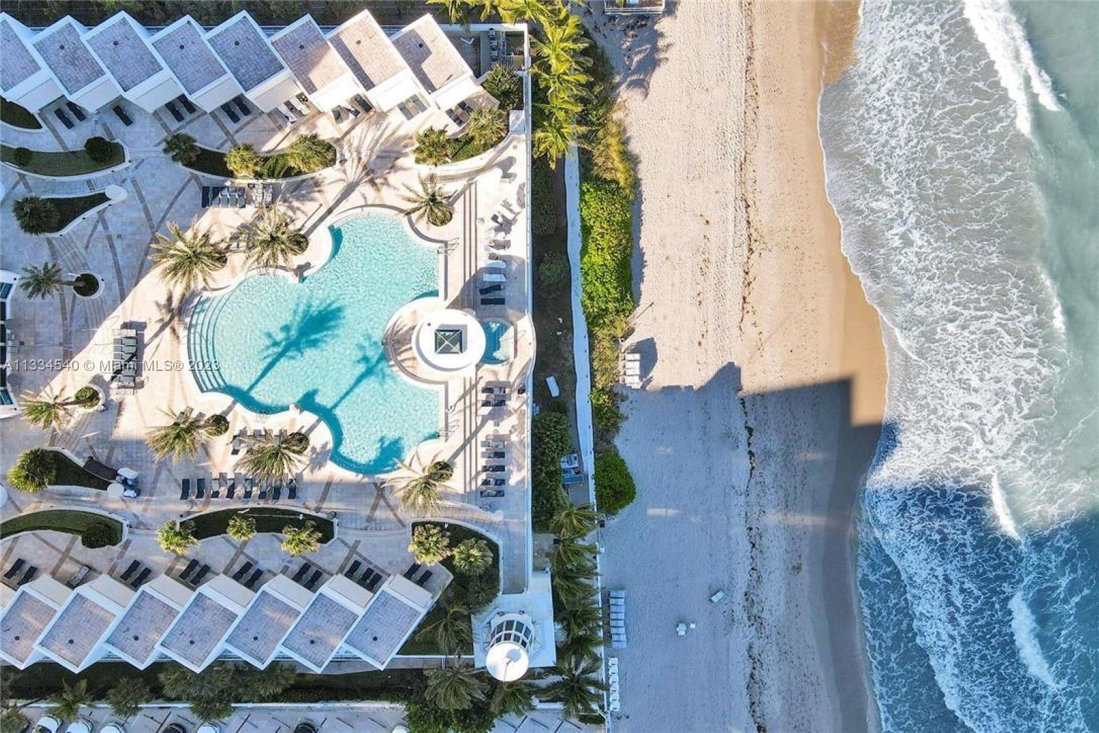 Luxury Oceanfront Condo with 5 Star Amenities & Direct Ocean Views. Stunning high floor condo with Marble Floors, New Lighting, Open Kitchen, New Bosch Induction Cooktop, New Washer /Dryer. Luxurious Primary Bedroom & Master Bath with separate spa tub & walk in shower, double sink vanity. Floor to Ceiling Windows. Sweeping Direct Ocean & Intracoastal Views 3 Bed 3 & 1/2 bath currently configured as a 2-bedroom & opened 3rd to a Dining Room with expanded Ocean Views. Both Balconies with spectacular views. Elevator direct to your unit & private foyer. Feel Like you are on Vacation Every Day!