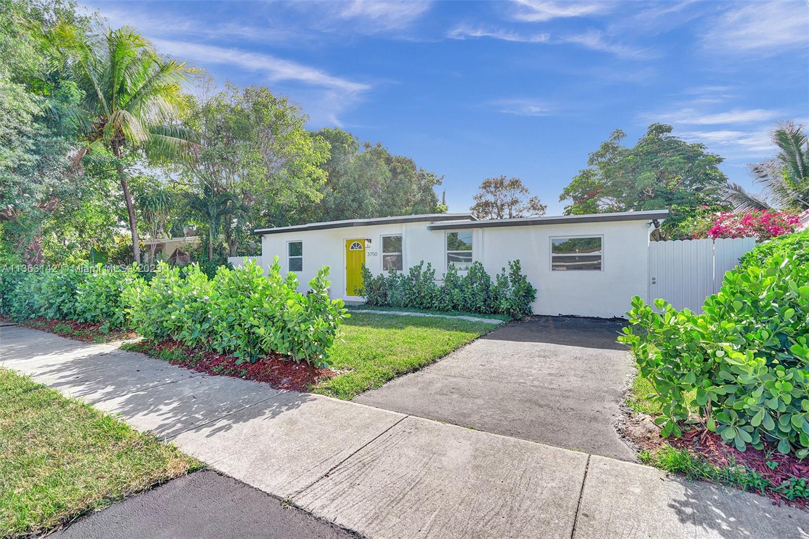 Lovely 1,264 SF LIVABLE (as a 4/3 - four bedroom / three full bathroom dwelling) Lake Forest Neighborhood of West Park. Enjoy entertaining in your vast privately fenced backyard. This home is close to Miami International Airport and Fort Lauderdale International. Close to 441, 95, and the turnpike this home is centrally located near houses of worship, shops, and restaurants!