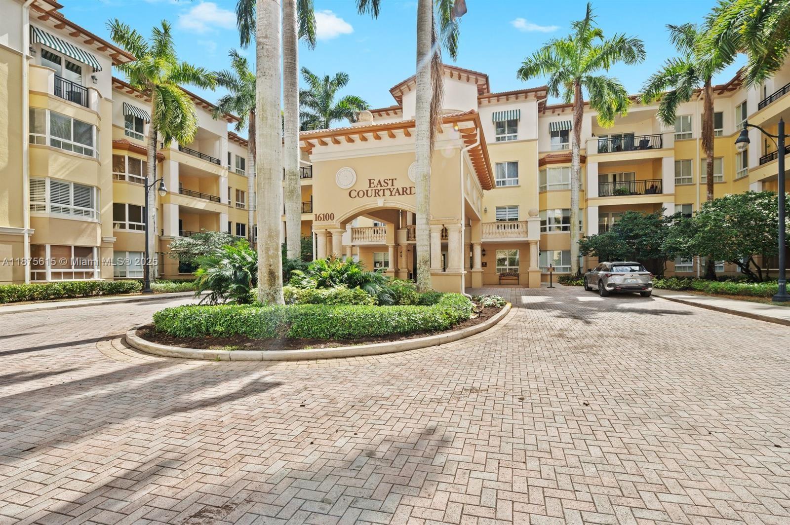 First floor unit at The Palms at Weston! Gated 55+ adult community with many amenities including pool, gym, business center, and library. Two bedroom 2 bath split plan layout with a 17x11 private covered porch to enjoy your morning coffee or evening happy hour. Spacious primary bedroom with 10x6 walk in closet. Close to shopping centers, restaurants, and I-75 access.