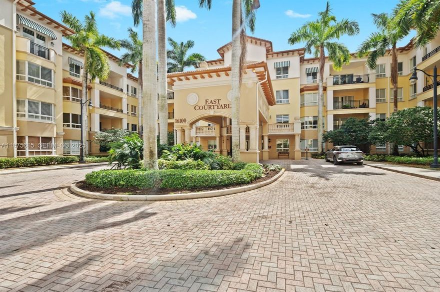 First floor unit at The Palms at Weston! Gated 55+ adult community with many amenities including pool, gym, business center, and library. Two bedroom 2 bath split plan layout with a 17x11 private covered porch to enjoy your morning coffee or evening happy hour. Spacious primary bedroom with 10x6 walk in closet. Large storage closet. Close to shopping centers, restaurants, and I-75 access.