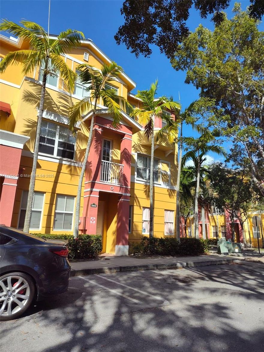 Updated 3-bedroom, 3.5-bathroom townhome with a one-car garage in a highly sought-after investor-friendly community! This rare unit features three full bathrooms plus a half bath, making it a standout in the area.Upgrades include new vanities, a brand-new microwave, and a newer stovetop. The roof was replaced in 2024 for added peace of mind. Prime location—walking distance to Publix, retail stores, shopping, and a hospital, plus just two miles from the South Florida Fairgrounds. Zoned for top-rated schools and conveniently located near major amenities.
This three-level home offers excellent flexibility, with a ground-floor bedroom and full bathroom, perfect for guests or rental income. The community allows immediate rentals.