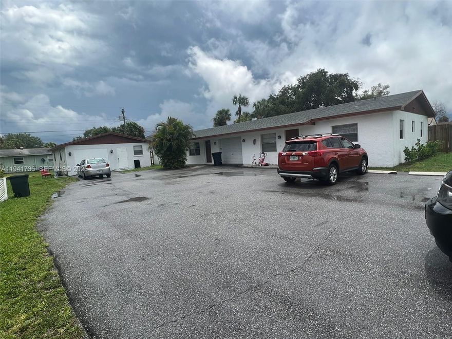 INCOME PRODUCING TRIPLEX, Unit #1: 2/1 $1,750.00 Lease ends 11/14/2026., Unit#2: 3/2 $2,300.00 Lease ends 07/19/2026., Unit #3: 2/1 $1,800.00 Lease ends 12/14/2025., Total monthly income $5,850.00, Gross annual income $70,200.00, long-term tenants, looking to stay and renew the leases, a new roof on both buildings in 2021, a new Septic Drain field in June 2020, new paint, some updating to kitchens and baths, plenty of parking, all with separate electric and water meters. Sold As Is with the right to inspect.