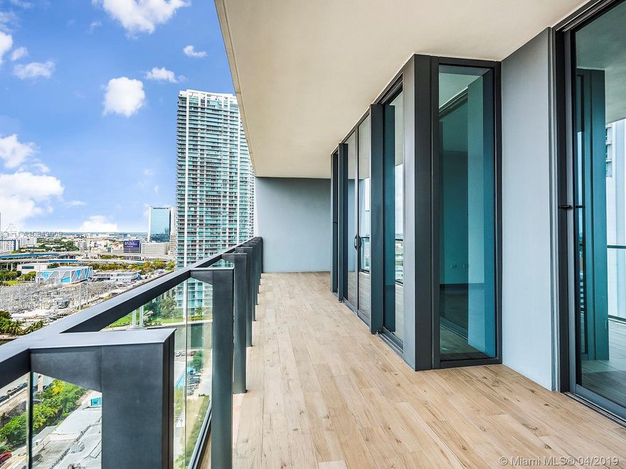 2BED + DEN + 2.5Bath incredible unit at Rise in Brickell City Centre. With absolutely amazing city views, floor-to-ceiling windows in every room. Modern kitchen cabinets by Italkraft, Quartz counter tops, premium
Bosch appliances, wine cooler, washer/ dryer, pre-wired for high speed data, USB charging outlets. Full service
Bldg, 24-HR concierge & resort style amenities including a state of the art fitness center, restaurants & shops on site. 1 PARKING SPOT ASSIGNED. Building offers additional parking spots for $250 p/ month at 700 Brickell Ave garage. NO PETS ALLOWED AS PER CONDO ASSOCIATION RULES.