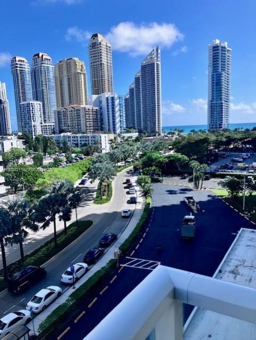 Bright and beautiful, large (938 sq.ft.) with ocean views for yearly rent at Winson Towers 300 in Sunny Isles. Completely remodeled 1 bed/1.5 bathroom. Brand new kitchen with s/s appliances. Brand new bathrooms. Tiled floors. ONE assigned parking. Offered unfurnished. Rental includes cable TV, Internet, water, laundry facilities, gym, pool, 24-hour security and front desk services, waterfront BBQ area. The building went through major renovations. New balconies. Walking distance to the beach, Walgreens and CVS, Publix and Milam's supermarkets, City Hall, post office, and elementary school.