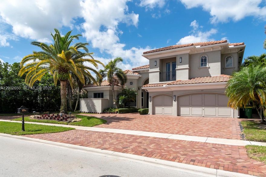 Set in the prestigious, gated Hawks Landing community in Plantation, this 2011 two-story residence offers 5 bedrooms and 6.5 baths across 4,380 sf of living space (5,437 sf total). Sun-filled interiors feature imported marble and hardwood floors, custom lighting, and generous walk-in closets. The updated gourmet kitchen is finished with white quartz and is complemented by impact windows and electric solar shades for comfort and peace of mind. Entertain with ease in the family room and dedicated den/office, plus a convenient utility/laundry room. Outside, enjoy a sparkling below-ground, infinity-edge heated pool and tranquil lake views, along with a circular drive and a 2-car garage on a 13,085 sf lot. Experience resort-style community amenities in one of Plantation’s most sought-after enclaves.