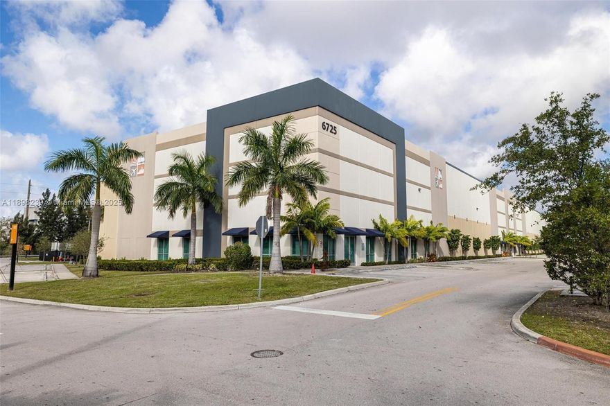 An exceptionally functional ±124,884 SF warehouse facility with 48 dock doors, two ramps, and 32’ clear ceiling height. The building features ±11,466 SF of office space, a private truck court, and six dock pits (four with levelers), ideal for efficient loading. Strategically located just 0.3 miles from Miami International Airport with direct access to SR 826, SR 836, and the Port of Miami. Perfect for logistics, freight, or e-commerce users needing connectivity, volume, and immediate scale. Available for sublease through August 2028.

±124,884 SF
±9,222 SF main office
±2,244 SF warehouse office
48 dock doors
1 standard ramp
1 oversized ramp
6 dock pit levelers
Private truck court
32’ ceiling height
ESFR sprinkler system
Big Ass Fan
Divisible: 45K / 79K / 124K SF