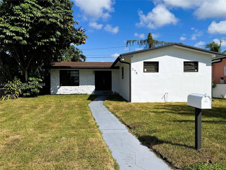 Welcome home! Step into this generously sized two bedrooms and two full bathrooms single-family home that perfectly blends modern design with everyday comfort. Enjoy the sleek open-concept kitchen with stainless steel appliances and quartz countertops , new flooring throughout, elegant bathrooms, luxury vinyl flooring, fresh paint inside and out and much more to mention here! The spacious backyard is perfect for entertaining or relaxing under the Florida sun. Move-in ready and built to impress! Make your offer today!
