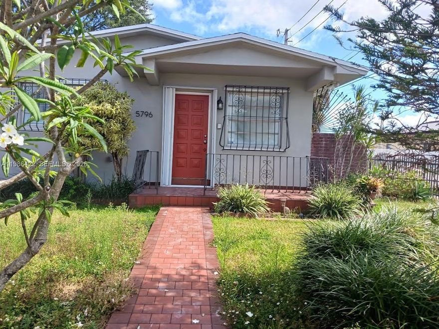Welcome to this remarkable, huge corner lot home.  Spacious house features 3 bedrooms, 2 full bathrooms, providing ample space for comfortable living.  Desirable location and versatile layout.  Located in a south after area, blocks from Calle Ocho (8th Street). Easy access to SR 836/826/Turnpike, schools, restaurants & stores.  Schedule a showing today and explore the possibilities that await you!  There are two units in this property: the main house, 3/2, and an additional 2/2 unit.  The 3/2 has the front patio only.