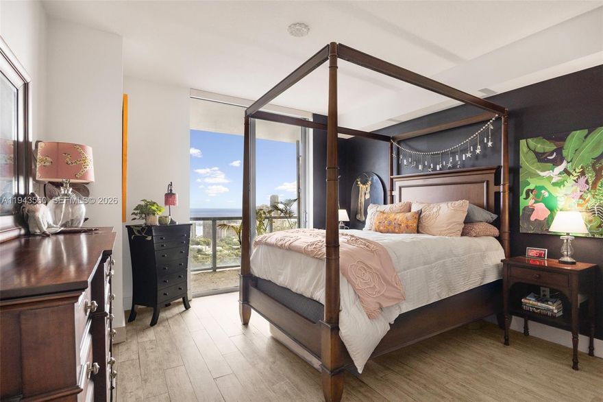 The view from here is spectacular. Panoramic skyline and water views from sunrise to city lights at night, spanning the bay, south along the coastline, and west toward Coral Gables and beyond. Includes 2 assigned parking spaces—a premium advantage in Brickell. 39th-floor penthouse with floor-to-ceiling impact windows, over 9-ft ceilings, and a split-bedroom layout maximizing light, space, and privacy. An oversized balcony extends living outdoors. Kitchen with granite countertops and Viking and LG stainless steel appliances. Both bedrooms offer walk-in closets; primary suite with separate shower and soaking tub. Full-service building with 24/7 front desk, valet, resort-style amenities, and steps to Brickell City Centre, Mary Brickell Village, and Metrorail and Metromover, offering seamless connectivity to key destinations across Miami.