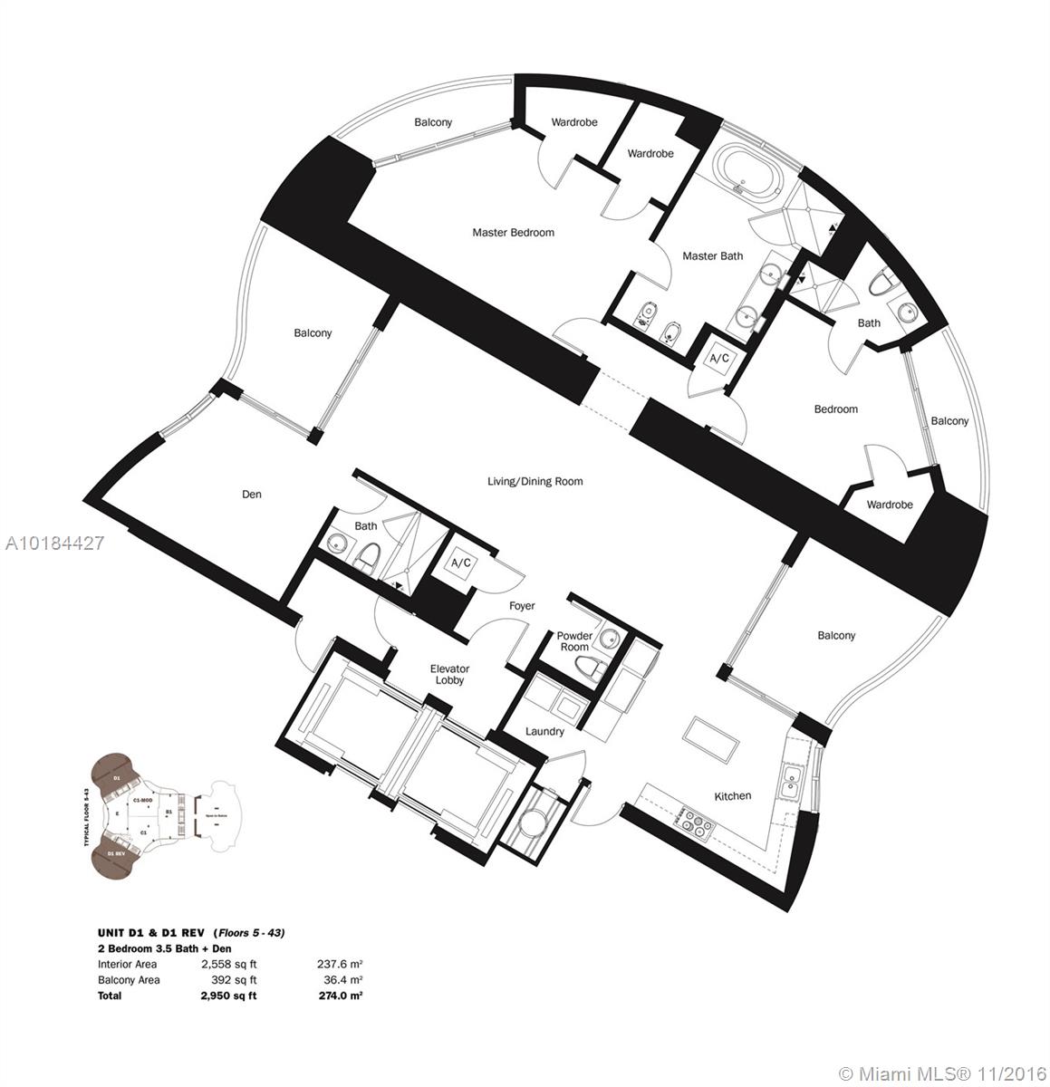 Tdr Tower III Condo - Residential Lease