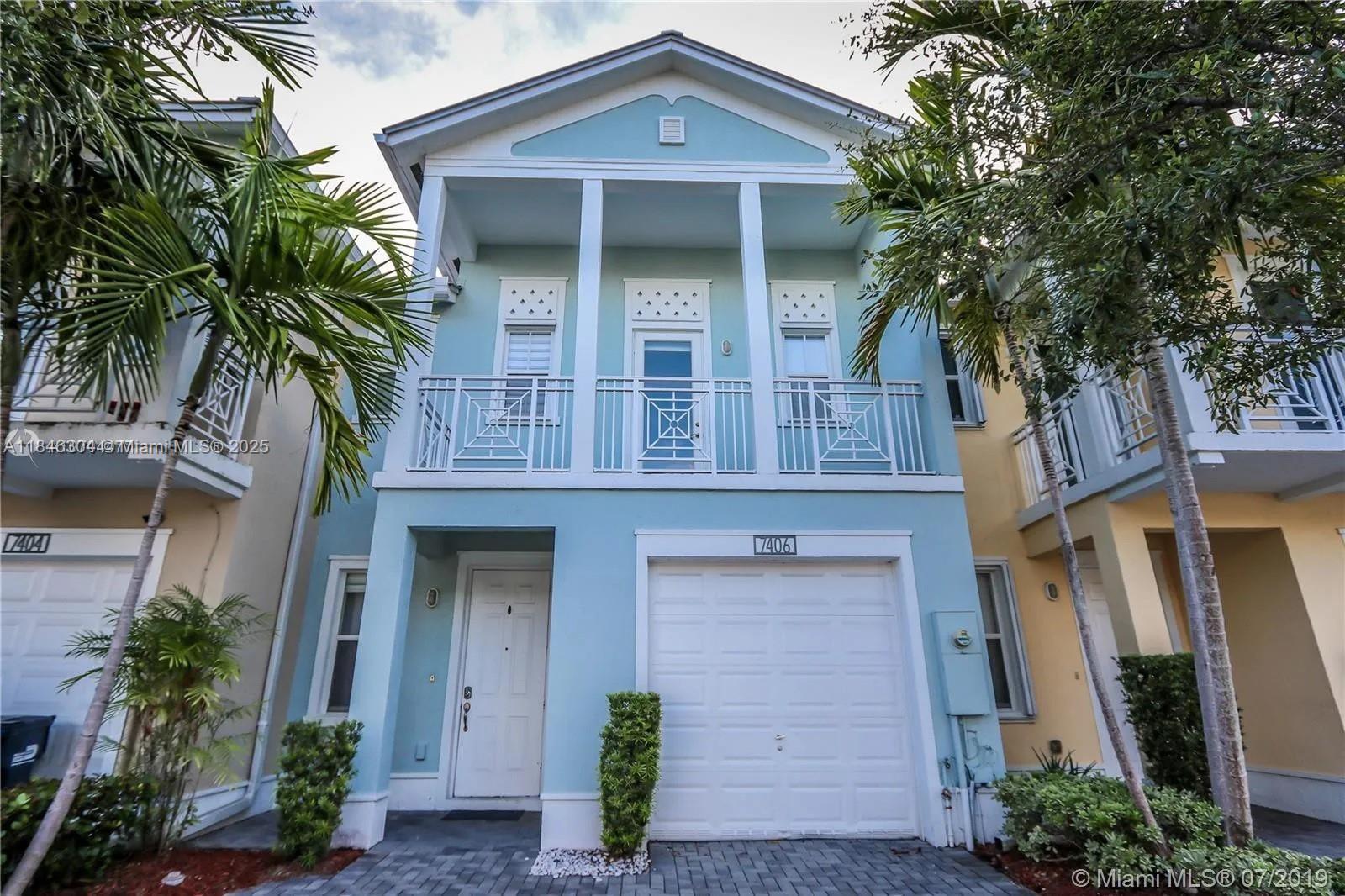 Your Doral Haven!
Discover comfort and security at Doral. This charming home is in a fully secure, tranquil community with no rear neighbors for ultimate privacy. Inside, find a convenient first-floor bedroom and full bath. Upstairs, a spacious master suite with a walk-in closet, a second large bedroom also with a great walk-in closet, and a comfortable family room await. Enjoy the added benefit of excellent insulation and high ceilings, ensuring the home cools quickly and stays fresh, which is very convenient for living in hot Miami!