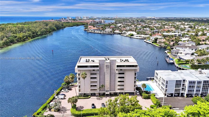 INCREDIBLE INTER-COASTAL . Furnished Rental . Spacious Double Unit . 5th Floor . Facing South . Surrounded by spectacular 180 degree views of Intracoastal, Nature Preserve, Coastline, Pool, Dock and Lake Rogers. Amazing 4 bedroom, 4 bathroom, 2,600 SF property. Contemporary Styling with furniture and updated finishes throughout. The open floor plan seamlessly flows from the entrance foyer to a spacious living area that extends to a modern eat-in kitchen and separate dining area. Perfect layout and space for entertaining and accommodating the entire family. There are magnificent scenery from every room of the water pool and skyline. All doors and windows are hurricane impact rated. Close proximity to the Boca Raton Resort makes this an ideal pairing if you want to enjoy club membership.