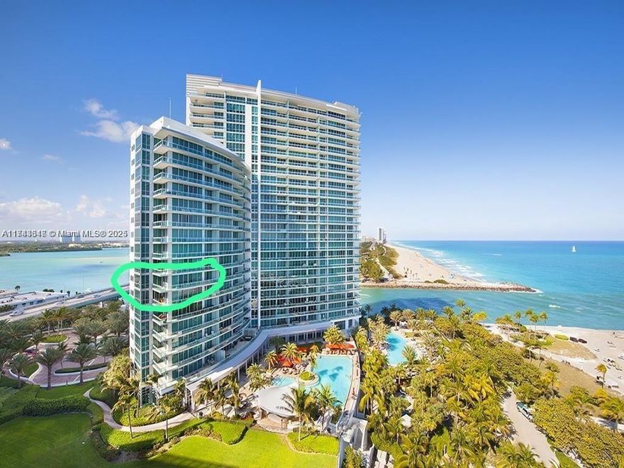 Rarely available best 2 bdr line in the building. Beautiful direct oceanfront 2/2.5 corner unit with 10Ft ceilings, floor to ceiling glass windows and stunning unobstructed view of ocean, inlet and Bay. The most luxurious living in Bal Harbour offering 5 star amenities, 24Hr concierge and security, valet parking, beach service, fitness center, 2 gorgeous pools, SPA, dining, bar, residents theatre, conference and party room. Unit features high end appliances including Wolf, Miele, Subzero... European cabinetry, marble floor, lots of storage, laundry room. Steps away from the world reknown Bal Harbour Mall, fine dining, grocery shopping. Unit rented until May 2025. Lobby level is undergoing a stunning transformation by Fanny Haim. Need 24 Hr notice to show. Please text Listing Agent.