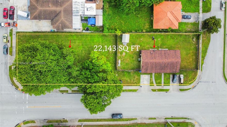 BUY THE BLOCK!! Price Correction...Prime half-acre (22,143SQ FT) property in Miami with endless potential! Currently improved with a single-family home, this site also offers a unique development opportunity. Ideal for investors, builders, or end-users seeking a spacious residence with room to expand. Zoned for residential use, the property may accommodate future new construction, subdivision, or redevelopment—a rare oversized lot in a sought-after location, close to schools, shopping, and major highways. Approx. dimensions: 85.0' (width) × 260.5' (depth)
Disclaimer: Dimensions are approximate—buyer to verify with a current survey.
Motivated Seller! Make an offer.