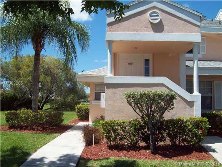 Lovely one bedroom one bath condo in Keys Gate community, w/spectacular lake view. Large spacious rooms w/screen porch. Walk in closet. Washer & Dryer. Rent includes cable, internet, security & access to the fabulous clubhouse, gym, pool, sauna, billiard room & much more. Instead of looking out to neighbors enjoy a gorgeous view of a lake, weather it be from your living room or bedroom and the sunset are just a beautiful.