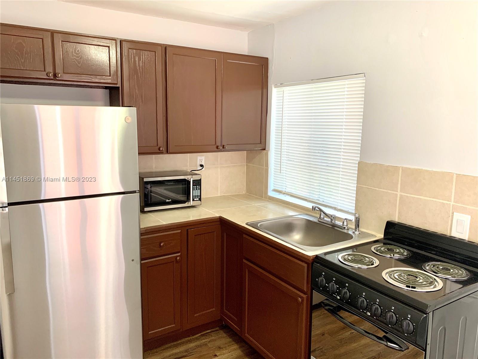 Beautifully renovated, centrally located 2 Bed/1 Bath apartment in Hallandale Beach. Unit features newer floors, kitchen, appliances, lighting, A/C’s, and bathroom. Rent includes water, parking, and garbage removal. Laundry room and community pool on site. Freshly painted and ready for occupancy. Proof of income for previous 2 months along with a nationwide credit, criminal, and eviction history report required for all prospects 18 years of age or older. First Month, Last Month, & Security Deposit to move-in. Tenant income must be at least three times the rent amount to be approved. Quick move in!