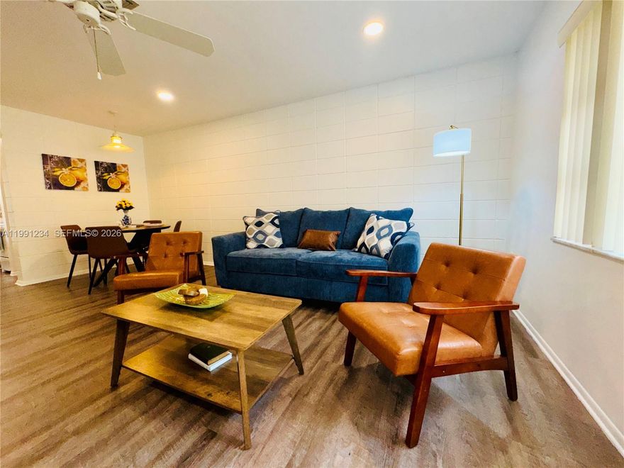Fully furnished 1-bedroom, 1.5-bath all-inclusive rental in a prime Sarasota location just minutes from Ringling College, New College, and downtown.

Designed for comfort and convenience, this turnkey unit includes all utilities, high-speed WiFi, an in-unit washer and dryer—perfect for traveling professionals, students, or anyone in need of a flexible, hassle-free stay.

The spacious layout features a rare half-bath for guests, a comfortable living area, and a private bedroom with quality furnishings and linens.

Located in a quiet residential area with easy access to UTC, the airport, and Sarasota’s top beaches.