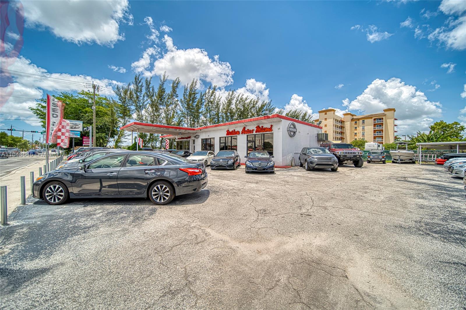 Prime car dealership available for lease in the heart of Hialeah! This high-visibility location features a spacious lot accommodating 40-45 vehicles, ensuring ample display and parking space for all automotive uses except auto repairs. The property includes a private office with a bathroom, providing a comfortable and efficient workspace. Two dedicated storage areas, while a designated vehicle wash area allows you to keep your inventory in pristine condition. Positioned in a bustling area with heavy traffic, this dealership is perfect for driving your business forward. Ready for immediate occupancy, this is an ideal opportunity for automotive professionals looking to establish or expand their presence in South Florida’s vibrant market. schedule a viewing today