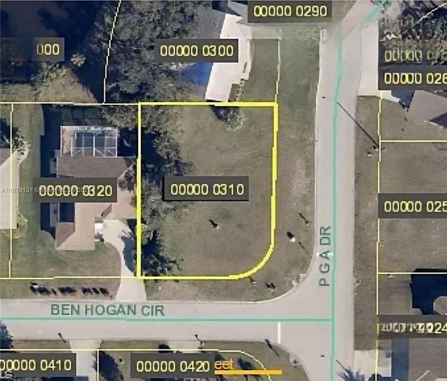 Beautiful cleared corner lot located in the desirable Riverbend community of North Fort Myers. This spacious property offers the ideal setting to build your dream home, surrounded by a peaceful and picturesque environment.