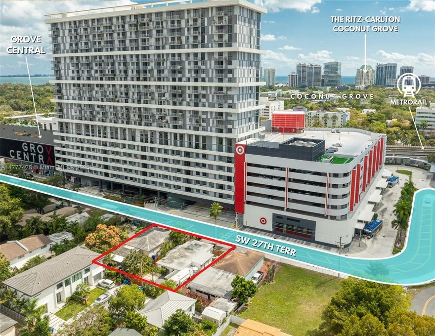 The offering is comprised of (2) contiguous investment properties totaling +/-10,000 feet of land. The lot(s) assemblage allows (73) units via Live Local on (8) floors eliminating parking. This development could deliver the Highest & Best Use as a boutique condo building or a more traditional rental building. The lots benefit from favorable T5-O zoning. The property sits in the TOD (transit orient development boundary) allowing for even greater density and intensity and a complete elimination of parking requirements. The property abuts the underline directly to the South. In our analysis, the highest and best use is as redevelopment for a mixed-use project with up to 100 units.