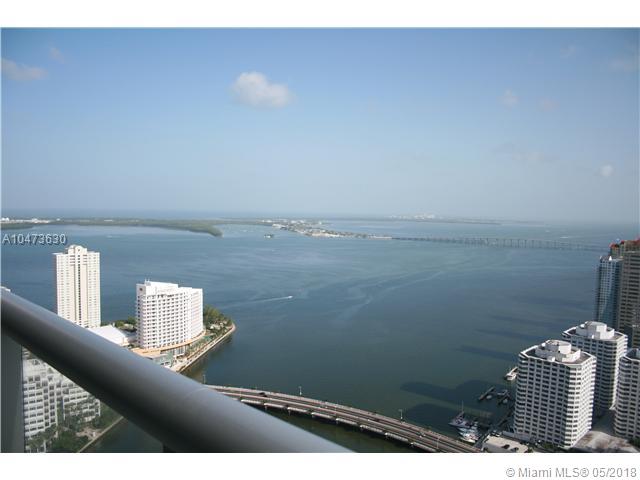 Beautiful corner unit. Floor to ceiling laminated windows. Italian style cabinets. SS appliances, sub-zero and wolf, granite counter tops. Breathtaking views of Biscayne Bay,Downtown Miami, Key Biscayne and South Beach. Oversized terraces accessible from bedrooms and living room. Amenities include movie theater,art spa and fitness center, spinning, pilates, multi-fuction party and club rooms, cabanas, restaurants, olympic pool and sun decks. Walk to Mary Brickell and Brickell City Centre.