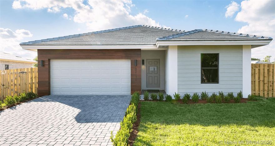 Lovely Modern New Construction 4 Bedrooms 3 Bathroom home with oversized 16,000+ Sq Ft lot. Tasteful quartz counter-tops in Kitchen and bathrooms with Athena Tobacco Cabinets. 24x24 tile floors in the living areas and bedrooms. NO CARPET! Superior quality ES Impact windows, concrete tile roofs and paver driveways. 
Up to $16,000 buyer incentives offered using approved lender that can be applied toward closing costs and or options to lower to $399,900 base price.
No HOA or CDD, perfect home to store boat, RV or work vehicle.