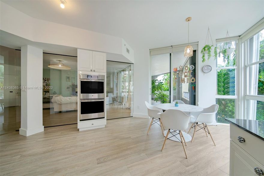 Extensively remodeled 3 bedrooms, 3 bathrooms with large balconies and amazing garden and lake views. Private elevator that opens into a foyer that connects to the living room. This is an oversized unit with 2,470 SF. Ample space that feels more like a home with built-in walk-in closets and storage throughout. It has an open kitchen with top of the line appliances, eating area in kitchen with garden and lake view. All the bedrooms are very specious and in suits with walk-in closets. It comes with 2 cars garage. The Ocean Club offers resort style amenities, pools, tennis clubs, gym, spa, restaurants, business center, direct access to the club house and beach, beach umbrella and chairs service, 24 hours security and more. A must see!!!